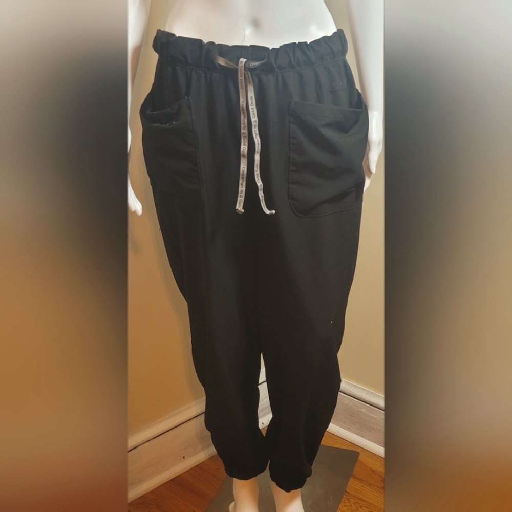 Womens CUDDLE DUDS Microfiber Pants with Elastic at Ankles/BLACK